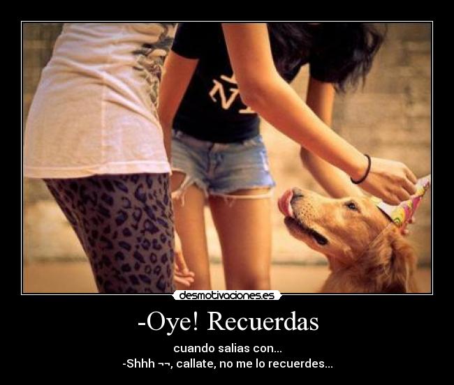 -Oye! Recuerdas - 