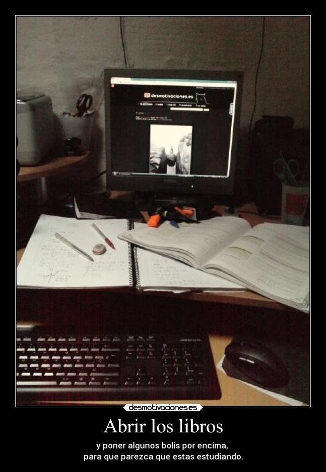 Abrir los libros -