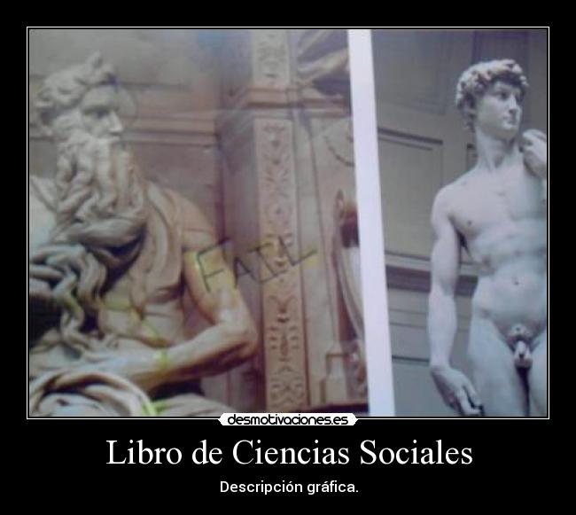 Libro de Ciencias Sociales - Descripción gráfica.