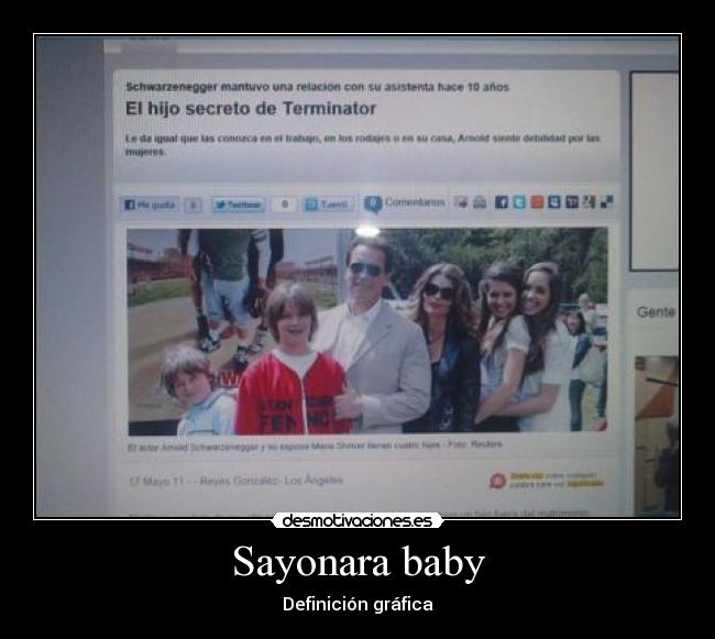 Sayonara baby - Definición gráfica