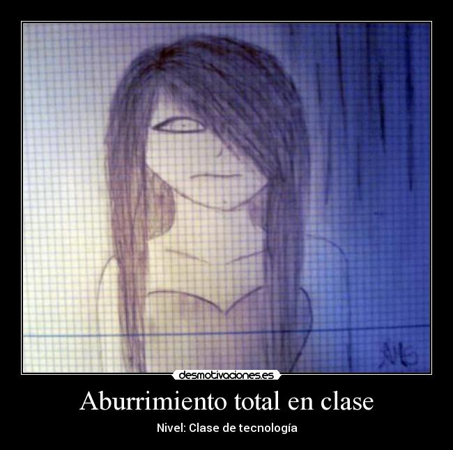 Aburrimiento total en clase -