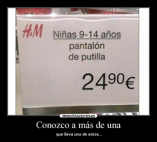 Conozco a más de una - 