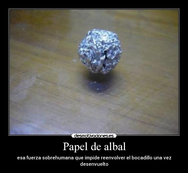 Papel de albal -