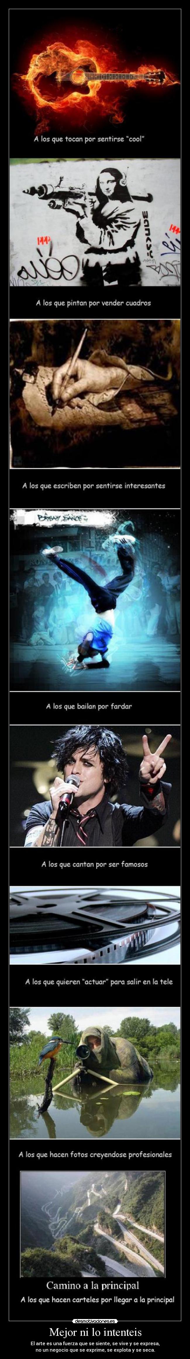 carteles arte comerciar principal desmotivaciones