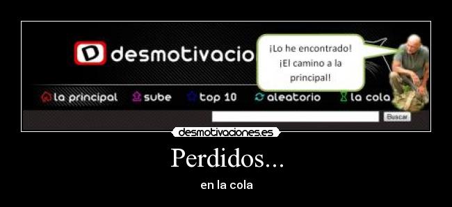 Perdidos... - en la cola