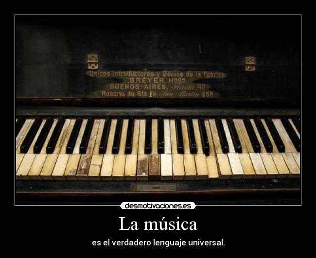 La música - 