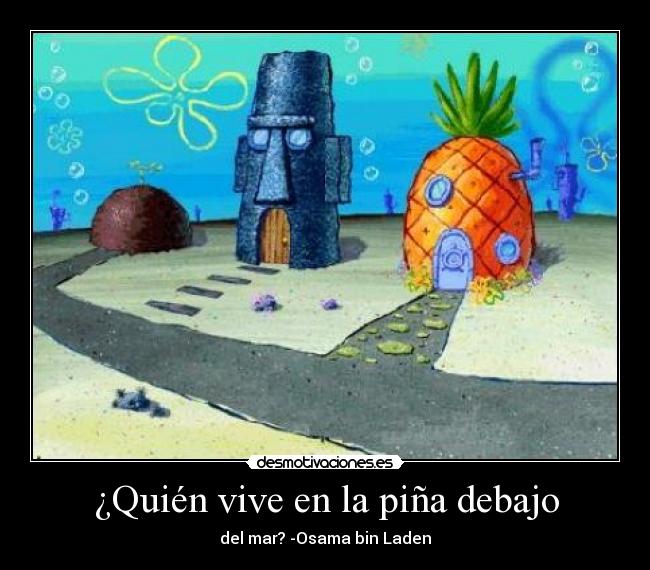 ¿Quién vive en la piña debajo - 