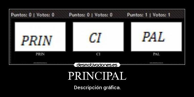 PRINCIPAL - Descripción gráfica.