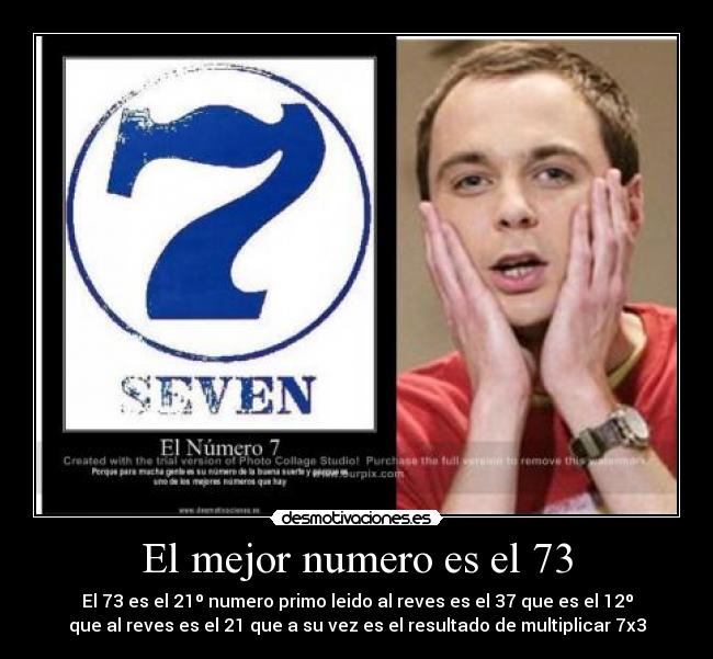 El mejor numero es el 73 - 