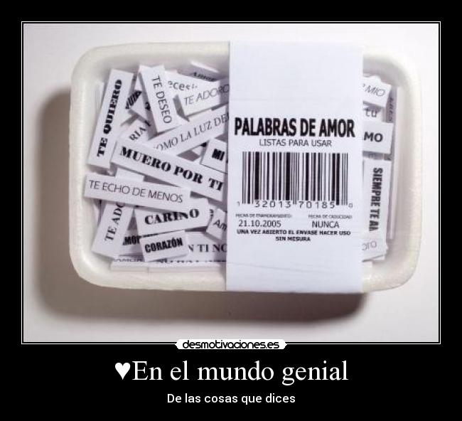 ♥En el mundo genial -