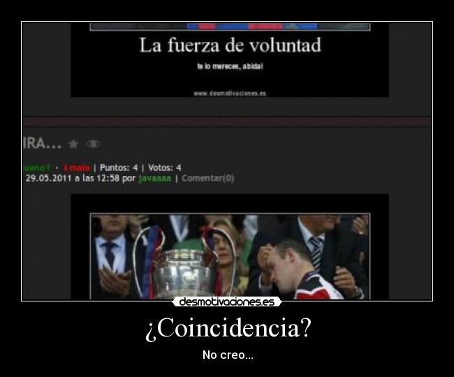 ¿Coincidencia? - 