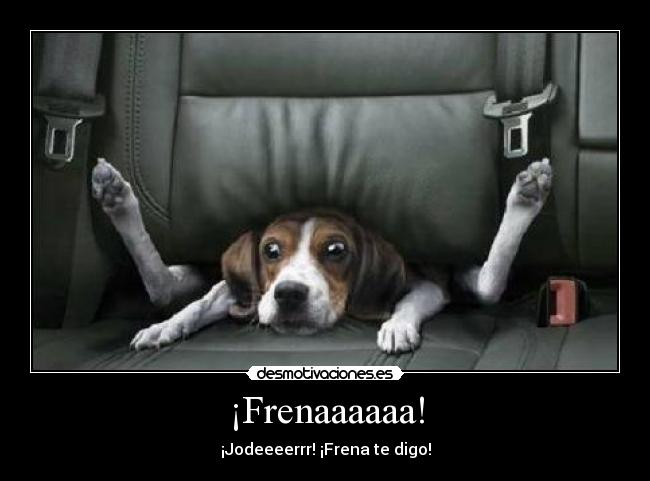 ¡Frenaaaaaa! -