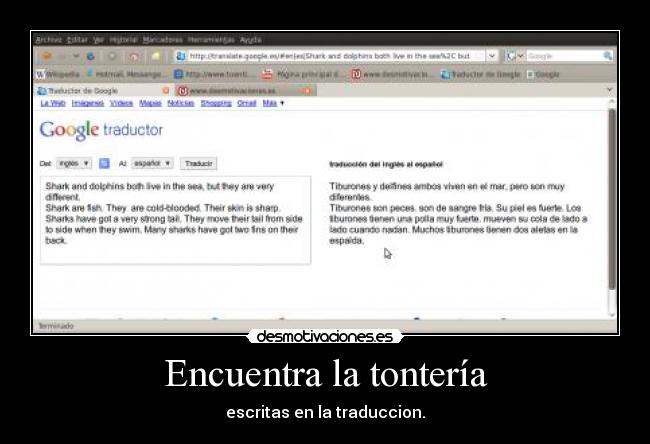 Encuentra la tontería -