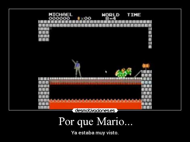 Por que Mario... -