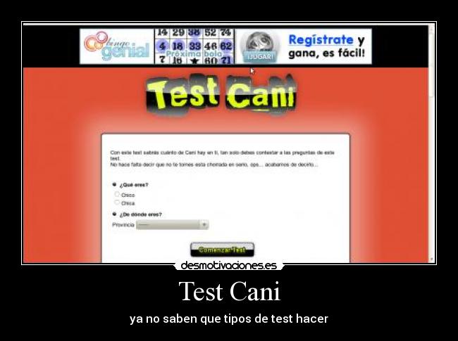 Test Cani -