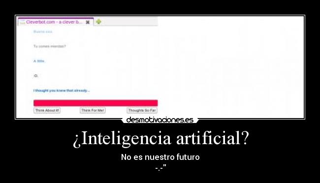 carteles inteligencia artificial desmotivaciones