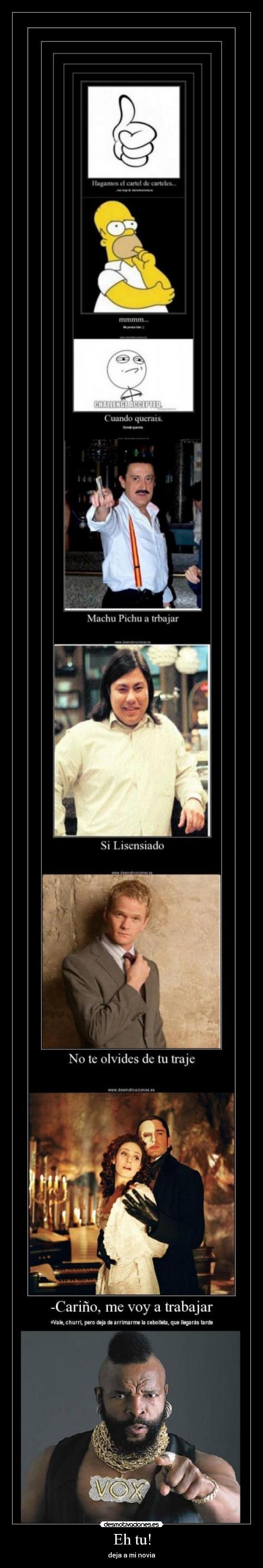 Eh tu! - deja a mi novia