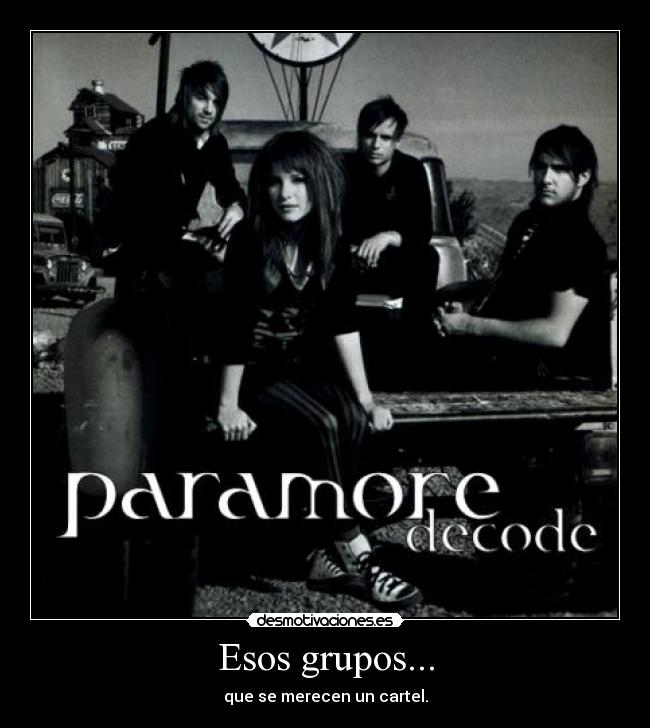 carteles paramore desmotivaciones