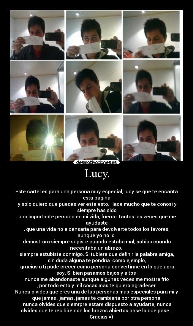 carteles lucy desmotivaciones