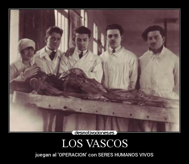 LOS VASCOS - juegan al OPERACION con SERES HUMANOS VIVOS
