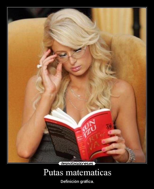 Putas matematicas - Definición gráfica.