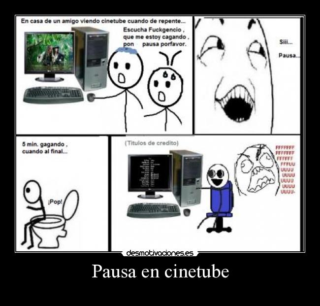 Pausa en cinetube - 
