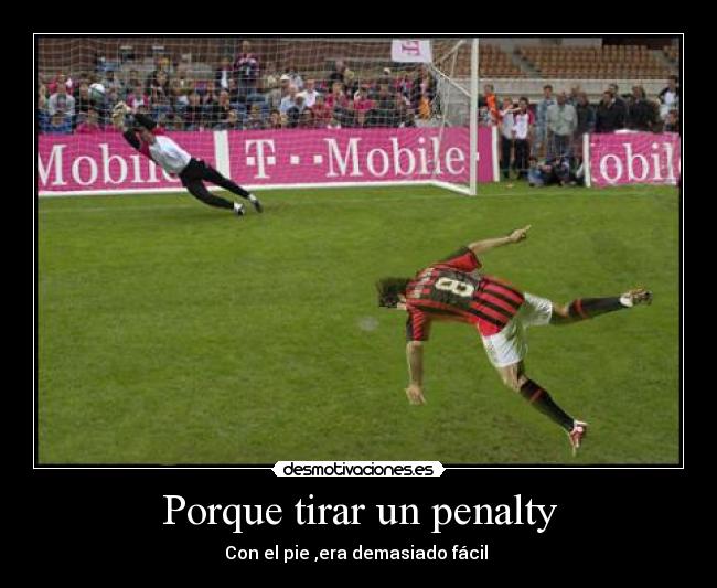 Porque tirar un penalty - 
