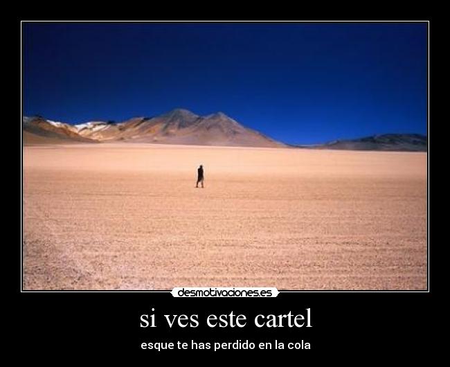 si ves este cartel -