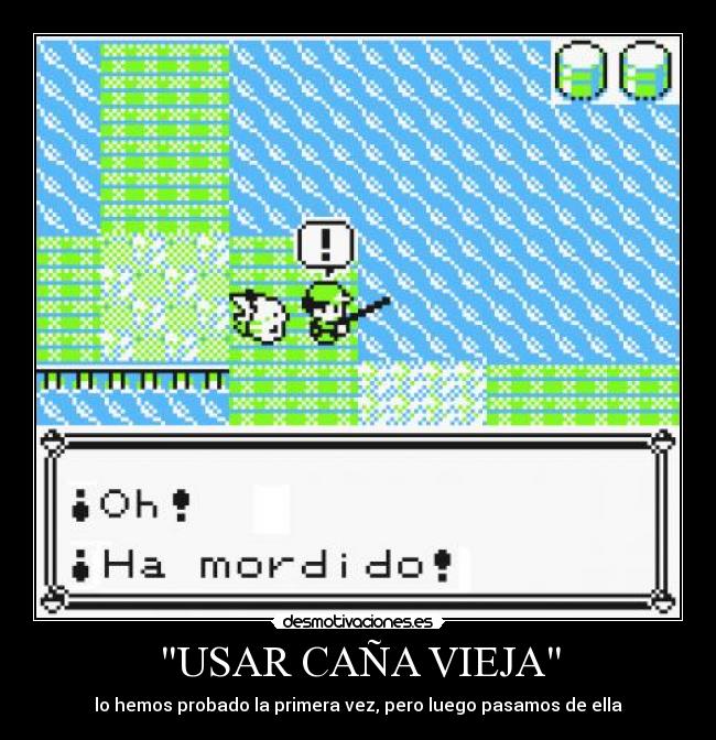 USAR CAÑA VIEJA - lo hemos probado la primera vez, pero luego pasamos de ella