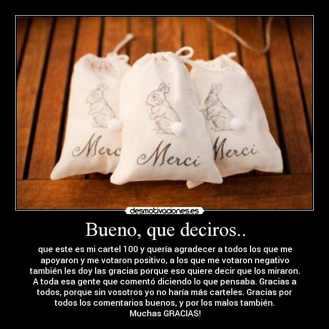 Bueno, que deciros.. -