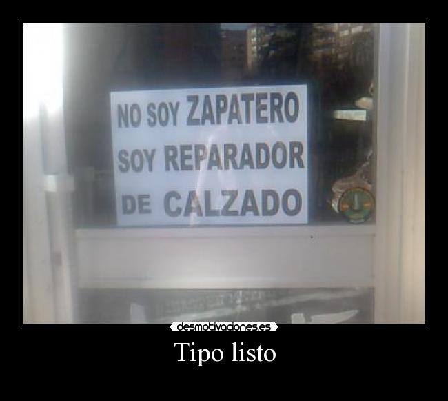 Tipo listo - 