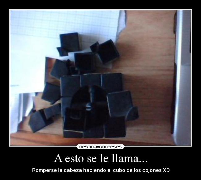 carteles cubo rubik desmotivaciones