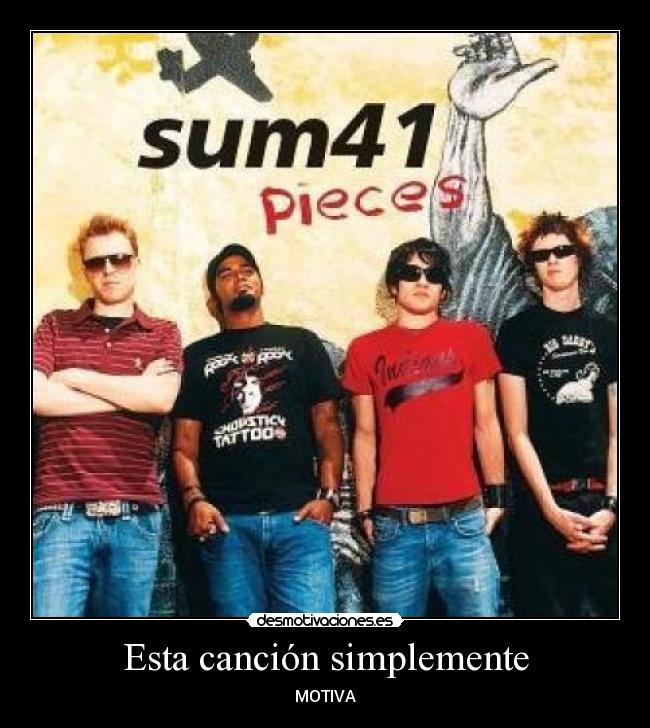 Esta canción simplemente -