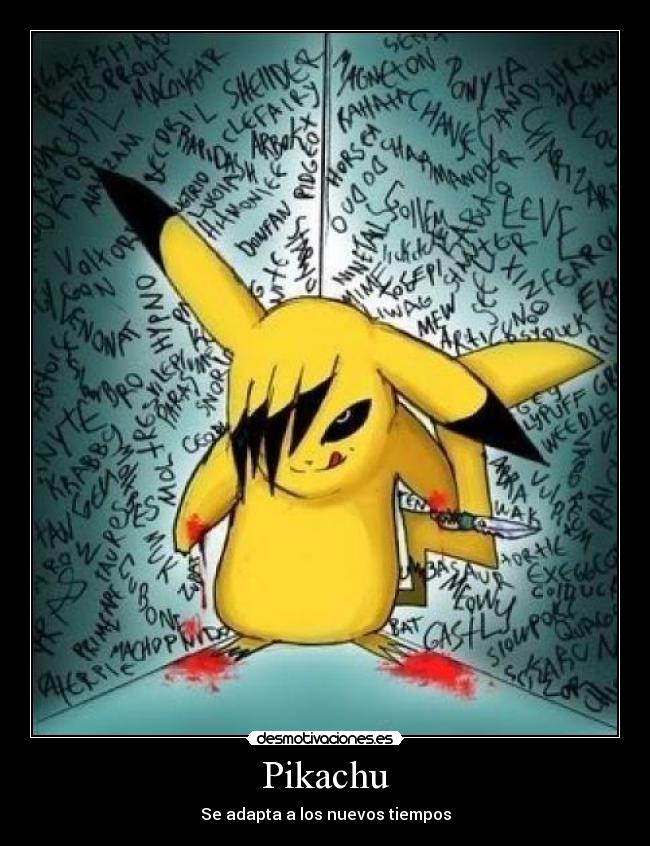 Pikachu - Se adapta a los nuevos tiempos