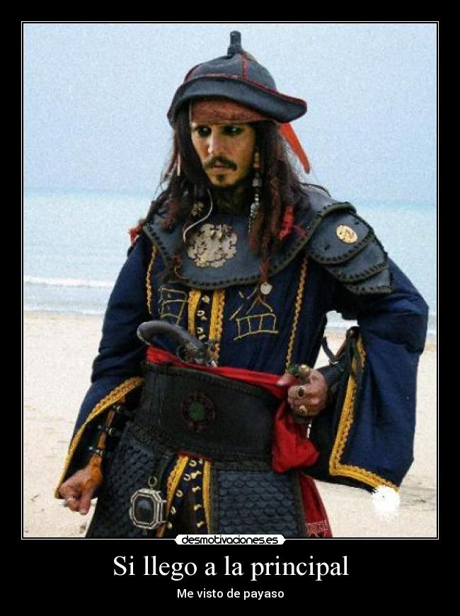 Si llego a la principal - Me visto de payaso