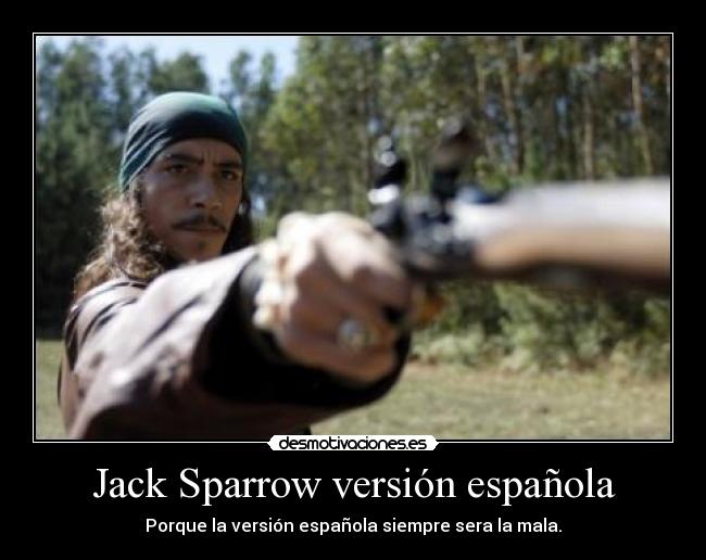 Jack Sparrow versión española -