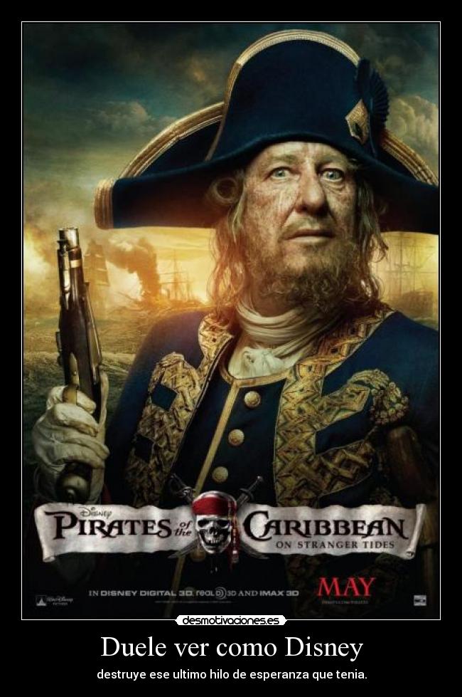 Duele ver como Disney -