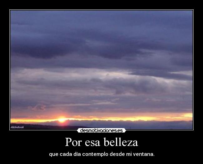 Por esa belleza -