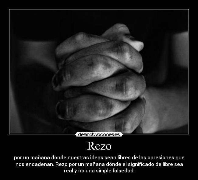 carteles rezo desmotivaciones