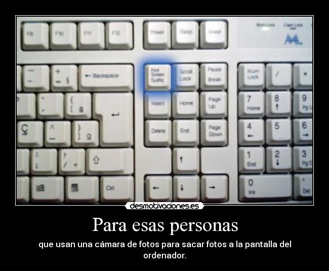 Para esas personas -
