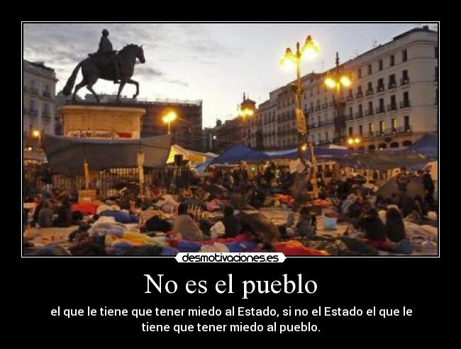 No es el pueblo -