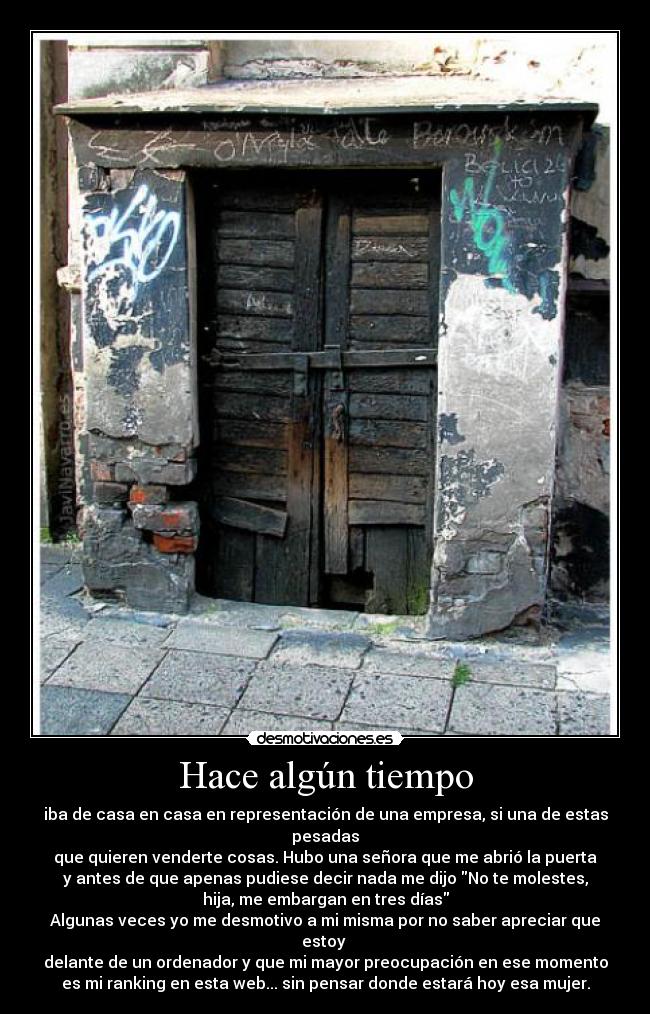 Hace algún tiempo - 