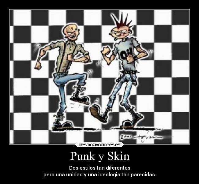 Punk y Skin -