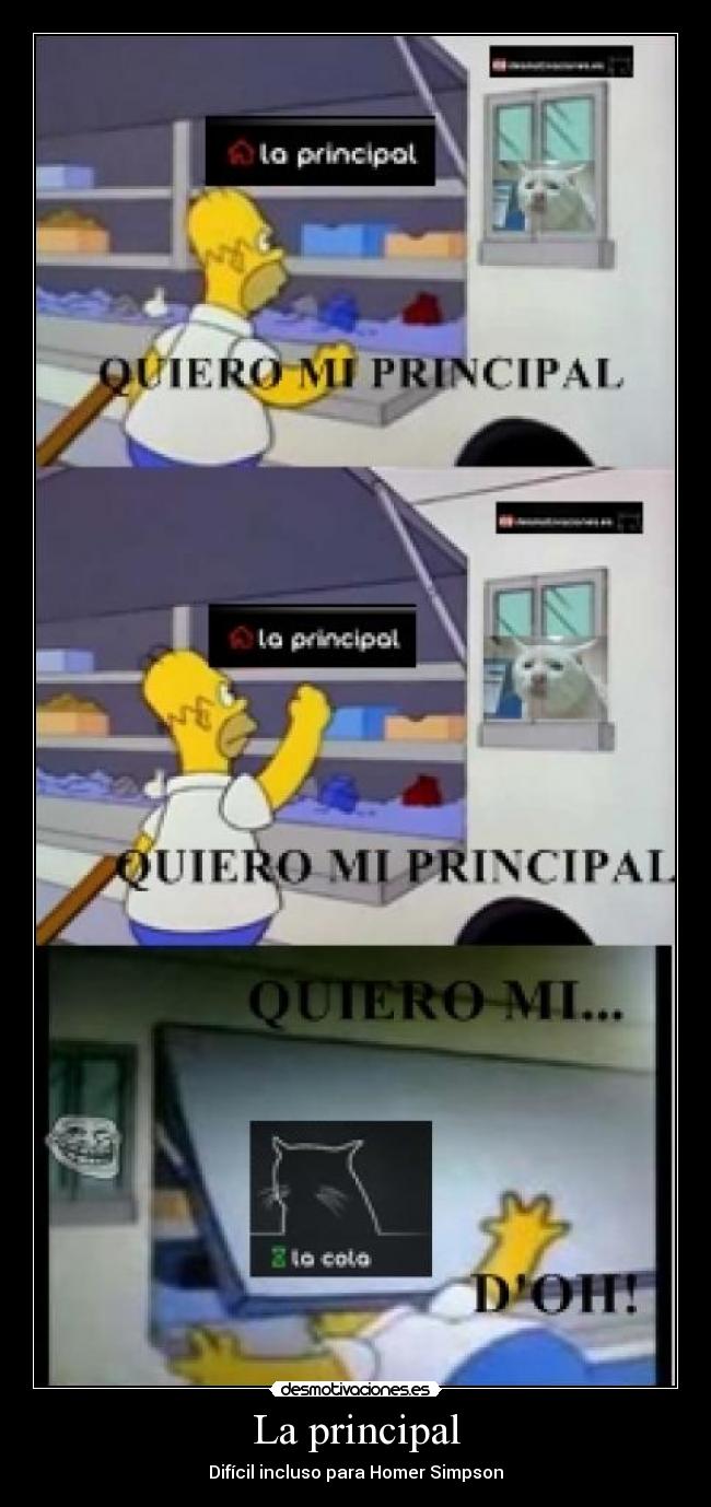 La principal - Difícil incluso para Homer Simpson