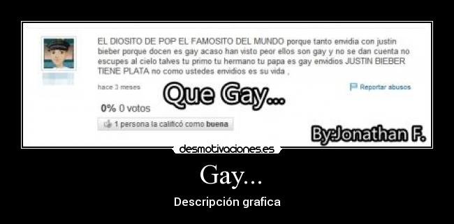 Gay... -