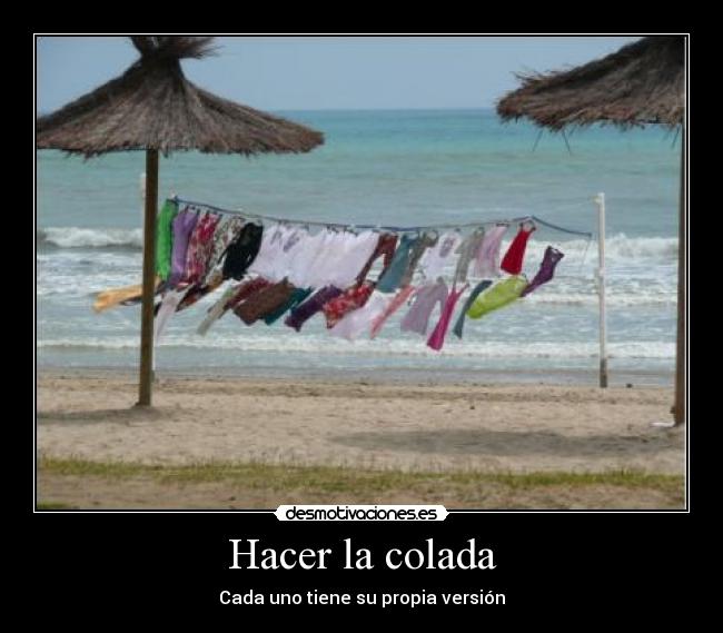 Hacer la colada - 