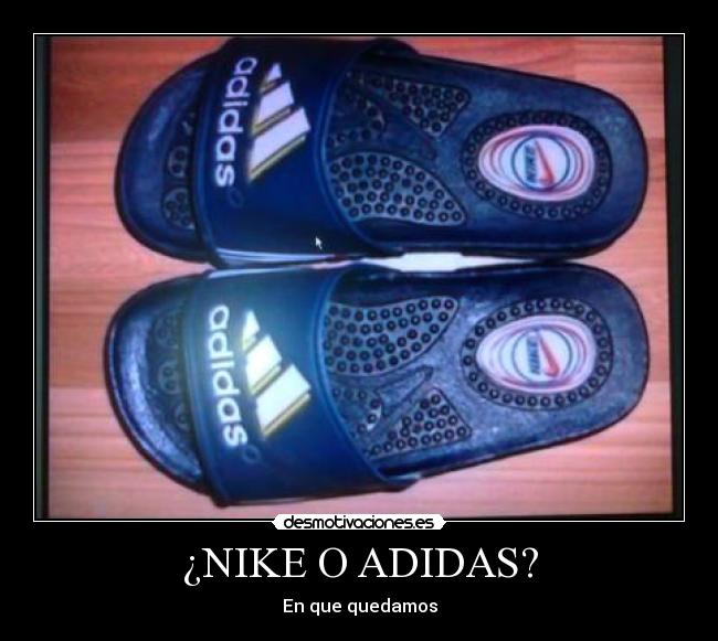 ¿NIKE O ADIDAS? -