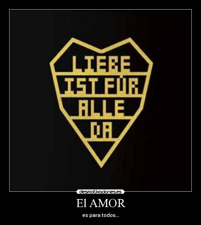 El AMOR -
