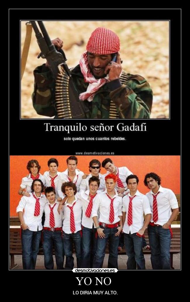 YO NO  - LO DIRIA MUY ALTO.