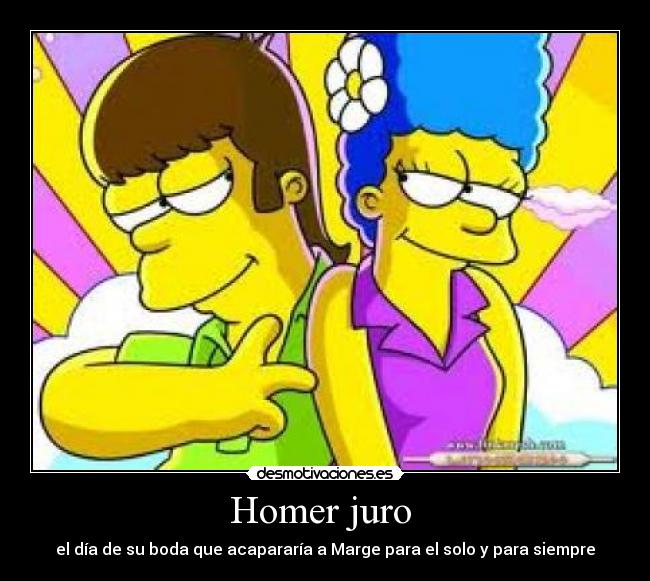Homer juro -